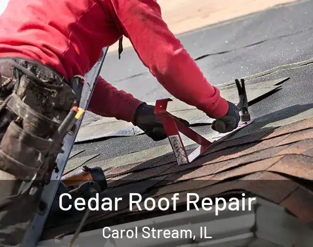  Cedar Roof Repair Carol Stream, IL