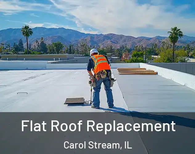  Flat Roof Replacement Carol Stream, IL