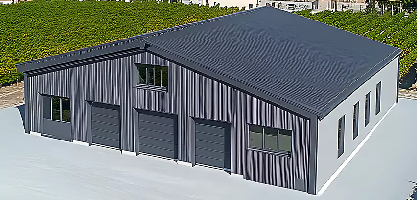 Corrugated Garage Roof Repair in Carol Stream