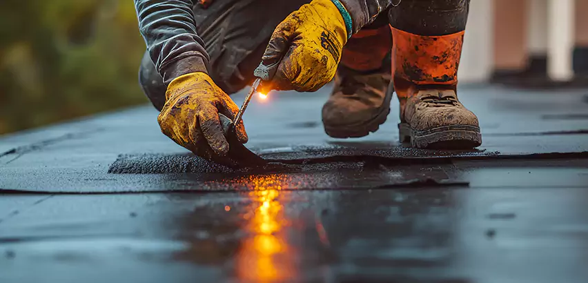EPDM Roof Repair Tape Application in Carol Stream