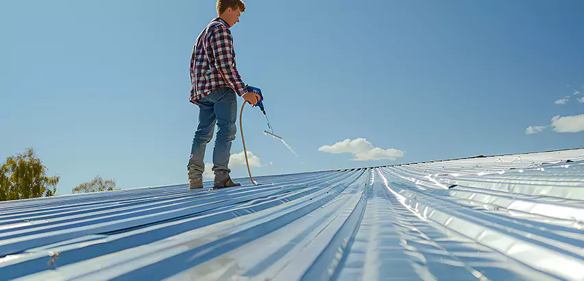 EPDM Roofing Installation Drip Edge in Carol Stream