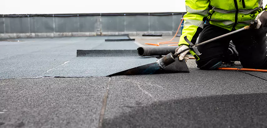 Residential Flat Roof Repair in Carol Stream