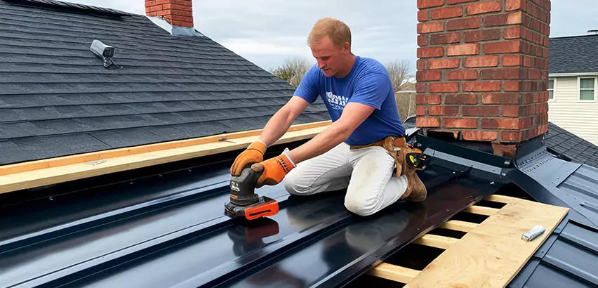 Metal Barn Roof Replacement in Carol Stream