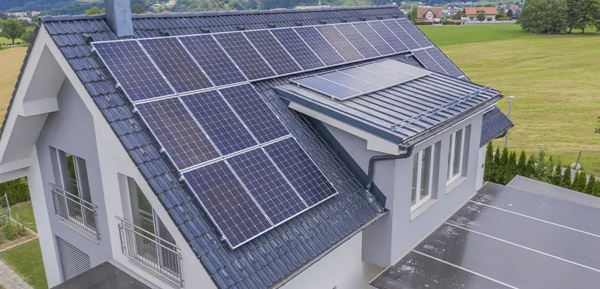 Residential Solar Roof Installation in Carol Stream