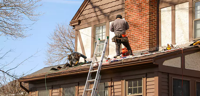 Roof Siding Trim Repair in Carol Stream