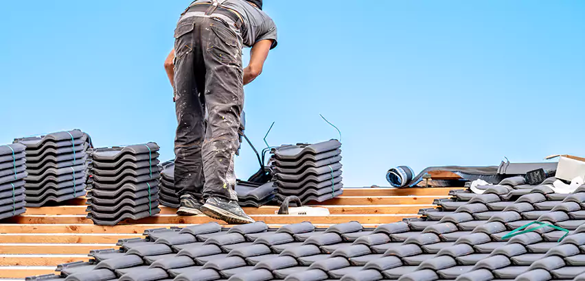 Replacing Tile Roof Underlayment in Carol Stream