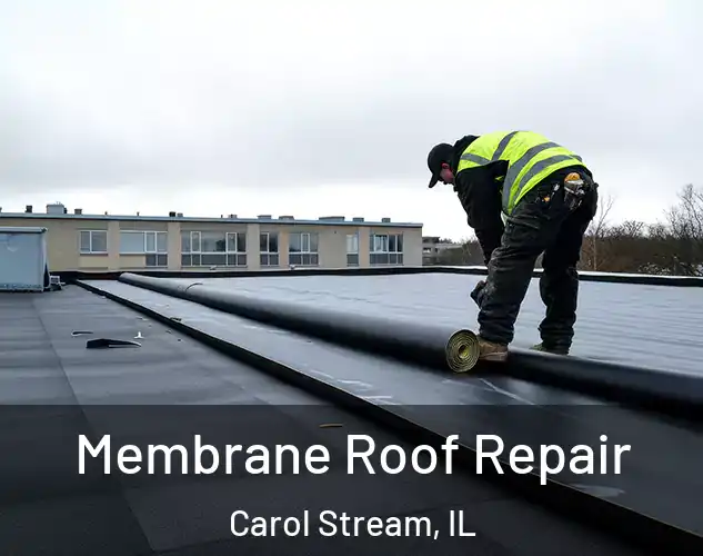  Membrane Roof Repair Carol Stream, IL