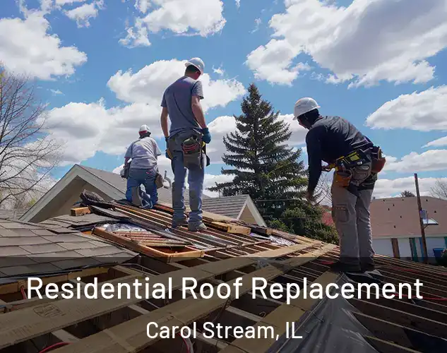  Residential Roof Replacement Carol Stream, IL